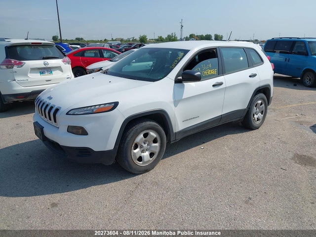 Продаж на аукціоні авто 2016 Jeep Cherokee Sport, vin: 1C4PJMAB4GW192064, номер лоту: 20273604