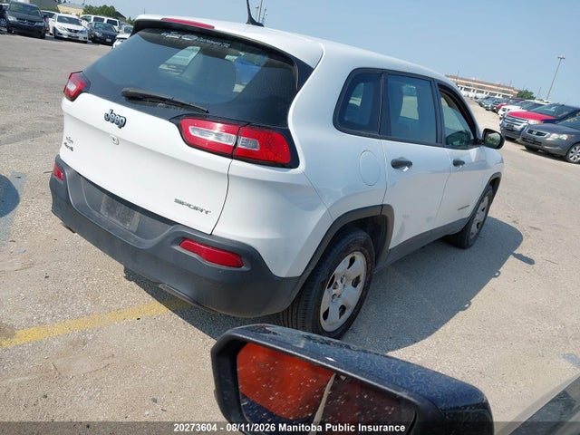 Продаж на аукціоні авто 2016 Jeep Cherokee Sport, vin: 1C4PJMAB4GW192064, номер лоту: 20273604
