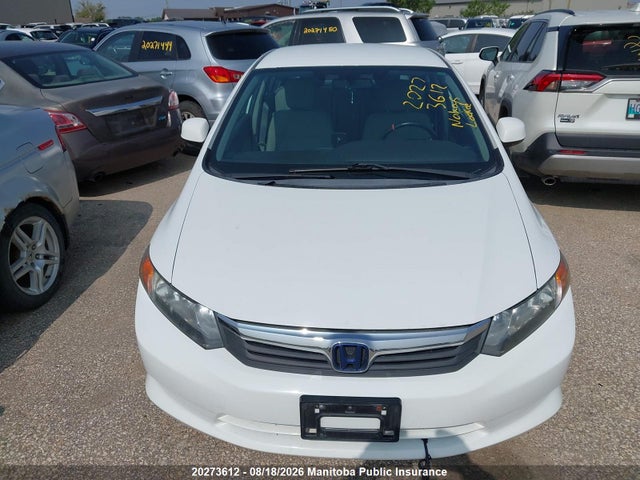 Продажа на аукционе авто 2012 Honda Civic Lx, vin: 2HGFB2F43CH106938, номер лота: 20273612