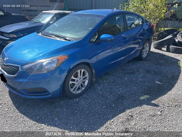 KIA FORTE LX 2015 KNAFK4A61F5269082 Image 2