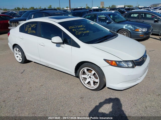 Aukcja sprzedaży 2012 Honda Civic Lx, vin: 2HGFB2F50CH051194, numer aukcji: 20273645