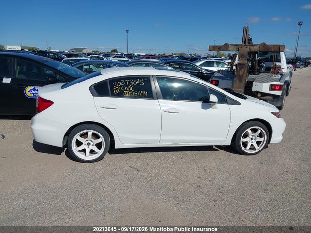 Aukcja sprzedaży 2012 Honda Civic Lx, vin: 2HGFB2F50CH051194, numer aukcji: 20273645