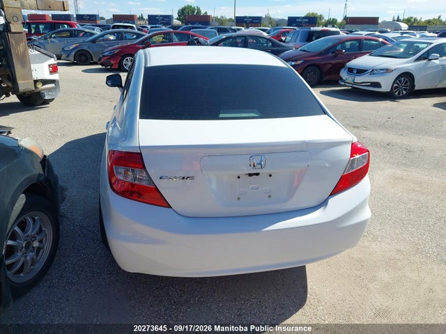 Aukcja sprzedaży 2012 Honda Civic Lx, vin: 2HGFB2F50CH051194, numer aukcji: 20273645