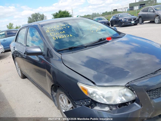 2009 Toyota Corolla Le მანქანა იყიდება აუქციონზე, vin: 2T1BU40E59C119097, აუქციონის ნომერი: 20273718