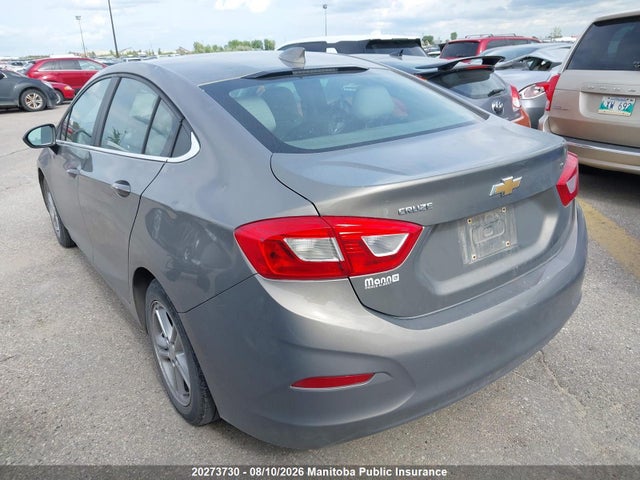 2017 Chevrolet Cruze Lt Turbo მანქანა იყიდება აუქციონზე, vin: 3G1BE5SM5HS544188, აუქციონის ნომერი: 20273730
