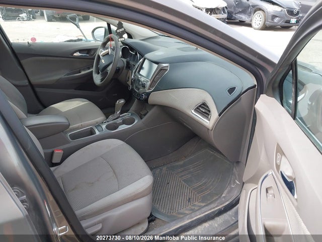 2017 Chevrolet Cruze Lt Turbo მანქანა იყიდება აუქციონზე, vin: 3G1BE5SM5HS544188, აუქციონის ნომერი: 20273730