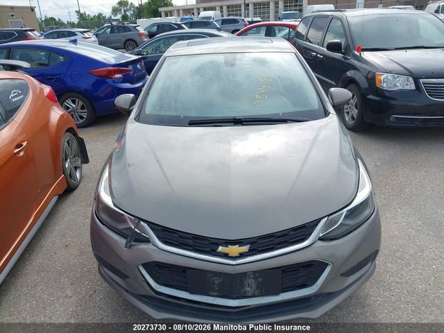 2017 Chevrolet Cruze Lt Turbo მანქანა იყიდება აუქციონზე, vin: 3G1BE5SM5HS544188, აუქციონის ნომერი: 20273730