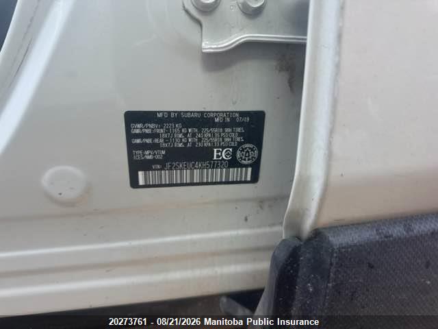 Subaru Forester 2.5i Limited 2019 JF2SKEUC4KH577320 Image 9