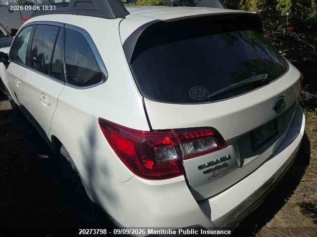 20273798 :رقم المزاد ، 4S4BSDNC7J3385355 vin ، 2018 Subaru Outback 2.5i Limited مزاد بيع