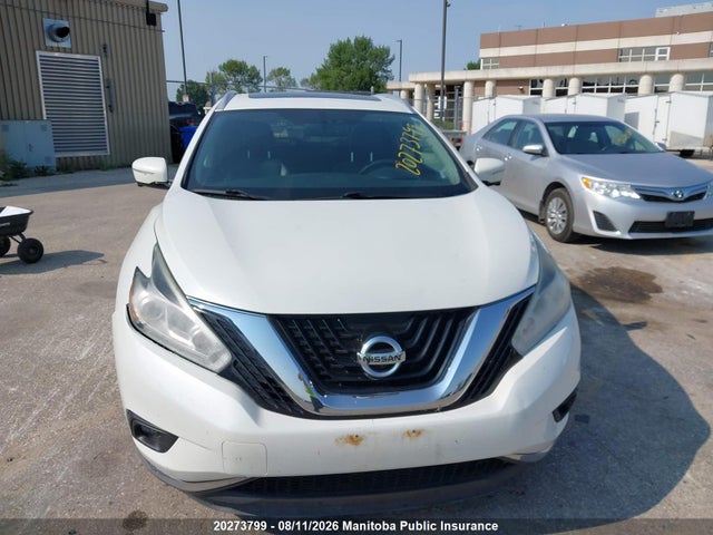 20273799 :رقم المزاد ، 5N1AZ2MH4FN246904 vin ، 2015 Nissan Murano Sl مزاد بيع