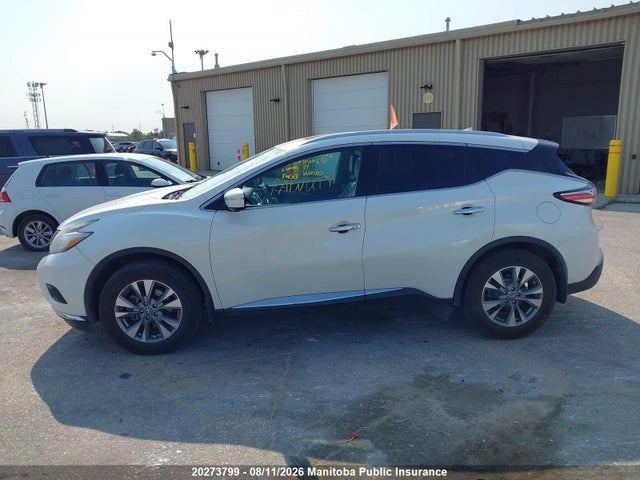 20273799 :رقم المزاد ، 5N1AZ2MH4FN246904 vin ، 2015 Nissan Murano Sl مزاد بيع