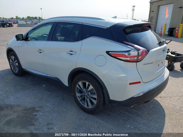 20273799 :رقم المزاد ، 5N1AZ2MH4FN246904 vin ، 2015 Nissan Murano Sl مزاد بيع