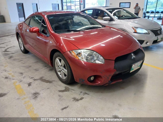 20273804 :رقم المزاد ، 4A3AK24F58E602302 vin ، 2008 Mitsubishi Eclipse Gs مزاد بيع
