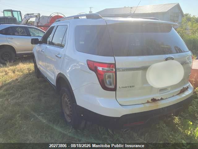 20273806 :رقم المزاد ، 1FM5K8F8XDGA00298 vin ، 2013 Ford Explorer Limited مزاد بيع