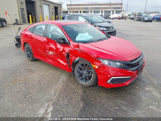 2020 Honda Civic Ex მანქანა იყიდება აუქციონზე, vin: 2HGFC2F75LH004645, აუქციონის ნომერი: 20273814