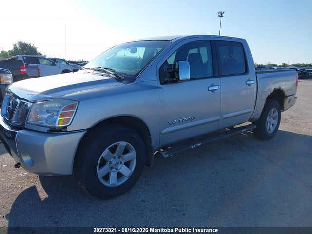 2006 Nissan Titan 5.6 Le Crew Cab მანქანა იყიდება აუქციონზე, vin: 1N6AA07B06N514173, აუქციონის ნომერი: 20273821