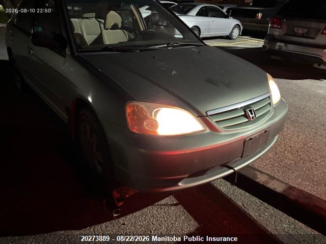 20273889 :رقم المزاد ، 2HGES16623H905214 vin ، 2003 Honda Civic Lx مزاد بيع
