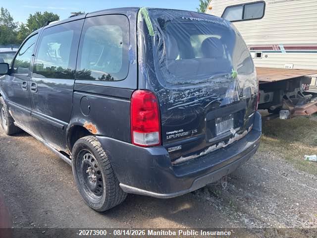 2008 Chevrolet Uplander Ls მანქანა იყიდება აუქციონზე, vin: 1GNDU23W08D137369, აუქციონის ნომერი: 20273900