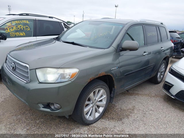 2008 Toyota Highlander Hybrid Limited მანქანა იყიდება აუქციონზე, vin: JTEEW44A782004251, აუქციონის ნომერი: 20273917
