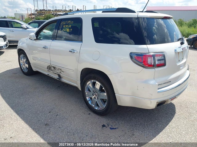 20273930 :رقم المزاد ، 1GKKVTKD2FJ242839 vin ، 2015 Gmc Acadia Denali مزاد بيع