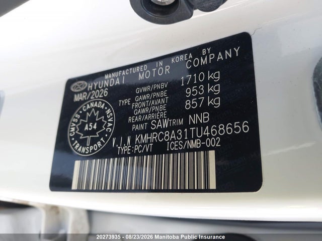 Hyundai Venue Preferred 2026 KMHRC8A31TU468656 Image 9