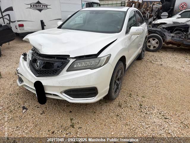 20273948 :رقم المزاد ، 5J8TB4H5XJL800126 vin ، 2018 Acura Rdx مزاد بيع
