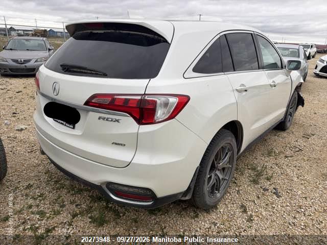 20273948 :رقم المزاد ، 5J8TB4H5XJL800126 vin ، 2018 Acura Rdx مزاد بيع