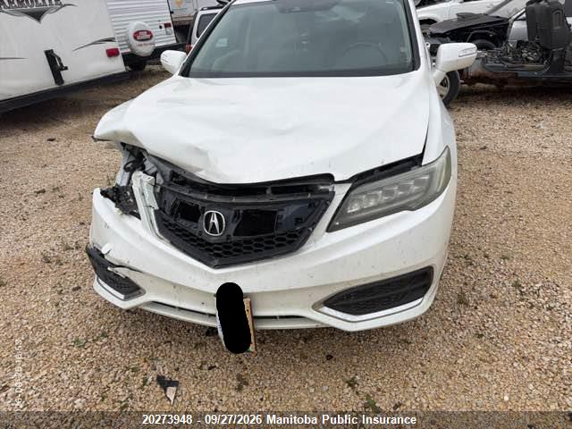 20273948 :رقم المزاد ، 5J8TB4H5XJL800126 vin ، 2018 Acura Rdx مزاد بيع