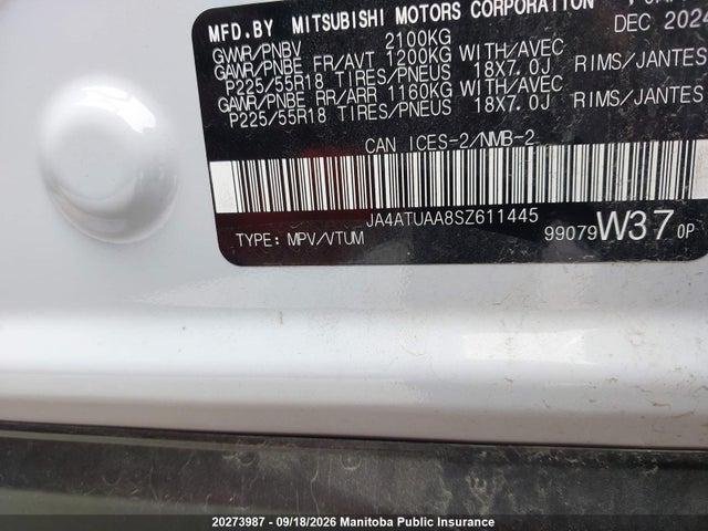 Mitsubishi Eclipse Cross Es 2025 JA4ATUAA8SZ611445 Image 8