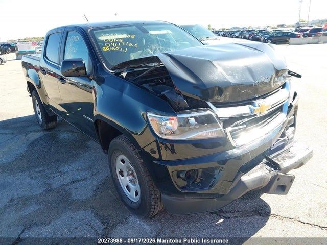 Auction sale of the 2019 Chevrolet Colorado Wt Crew Cab, vin: 1GCGTBEN9K1168111, lot number: 20273988