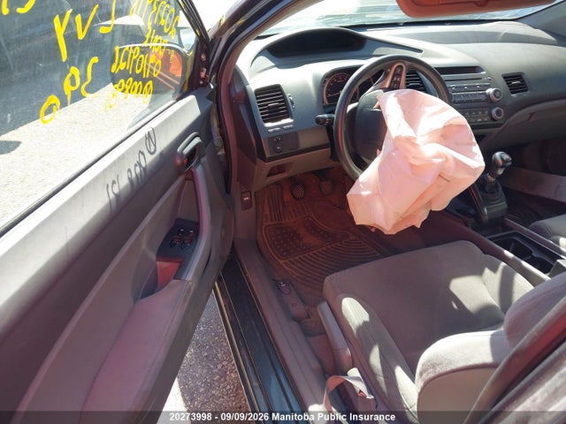 2009 Honda Civic Dx-g მანქანა იყიდება აუქციონზე, vin: 2HGFG113X9H008931, აუქციონის ნომერი: 20273998