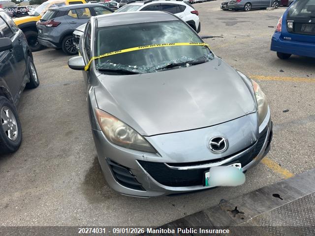 Aukcja sprzedaży 2010 Mazda 3 Mazda Gx, vin: JM1BL1SF1A1220931, numer aukcji: 20274031