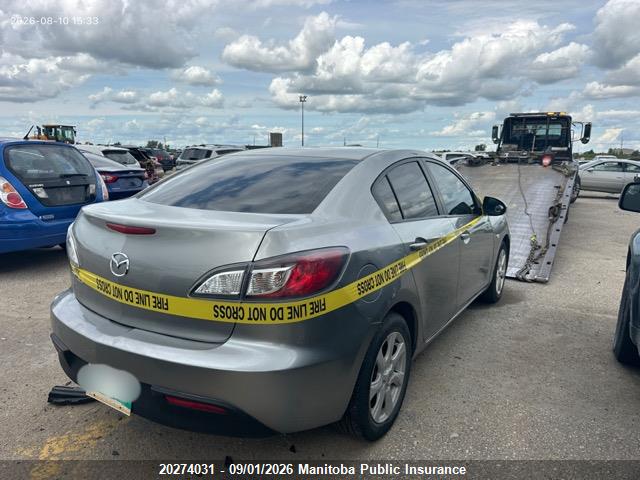 Aukcja sprzedaży 2010 Mazda 3 Mazda Gx, vin: JM1BL1SF1A1220931, numer aukcji: 20274031