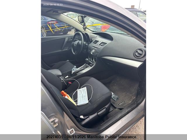 Aukcja sprzedaży 2010 Mazda 3 Mazda Gx, vin: JM1BL1SF1A1220931, numer aukcji: 20274031