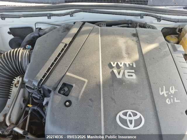 20274036 :رقم المزاد ، 5TEUU4EN4AZ744509 vin ، 2010 Toyota Tacoma Sr5 V6 Access Cab مزاد بيع