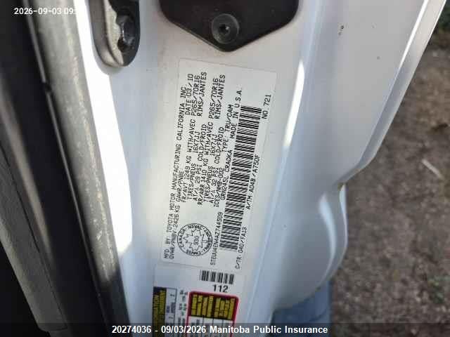 20274036 :رقم المزاد ، 5TEUU4EN4AZ744509 vin ، 2010 Toyota Tacoma Sr5 V6 Access Cab مزاد بيع