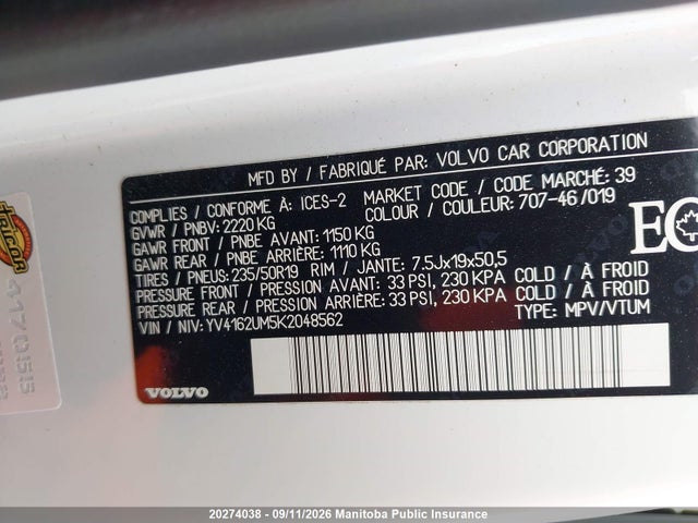 Volvo Xc40 R-design T5 2019 YV4162UM5K2048562 Image 9