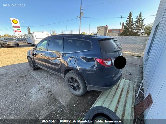 Chevrolet Traverse Lt 2015 1GNKVGKD7FJ356085 Image 3