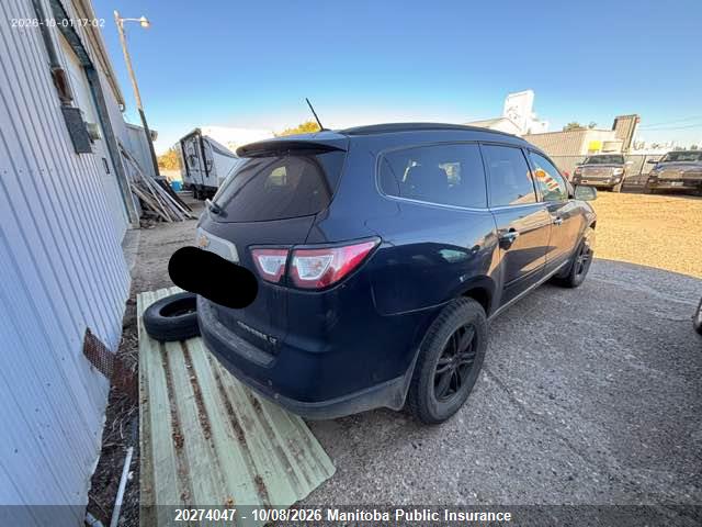 Chevrolet Traverse Lt 2015 1GNKVGKD7FJ356085 Image 4