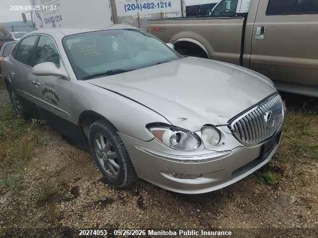 20274053 :رقم المزاد ، 2G4WJ582681266810 vin ، 2008 Buick Allure Cxl مزاد بيع