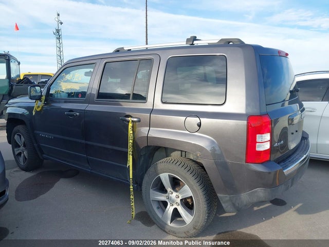2016 Jeep Patriot High Altitude მანქანა იყიდება აუქციონზე, vin: 1C4NJRAB2GD639104, აუქციონის ნომერი: 20274063