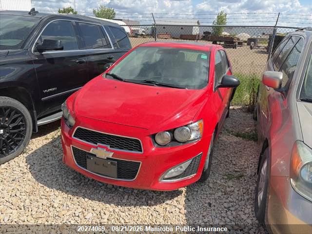1G1JG6SB3F4130785 Chevrolet Sonic Rs