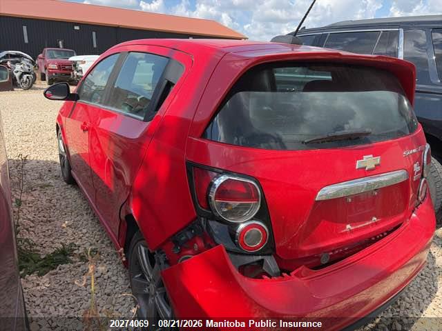 1G1JG6SB3F4130785 Chevrolet Sonic Rs