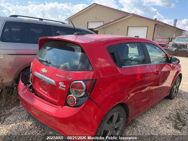 1G1JG6SB3F4130785 Chevrolet Sonic Rs