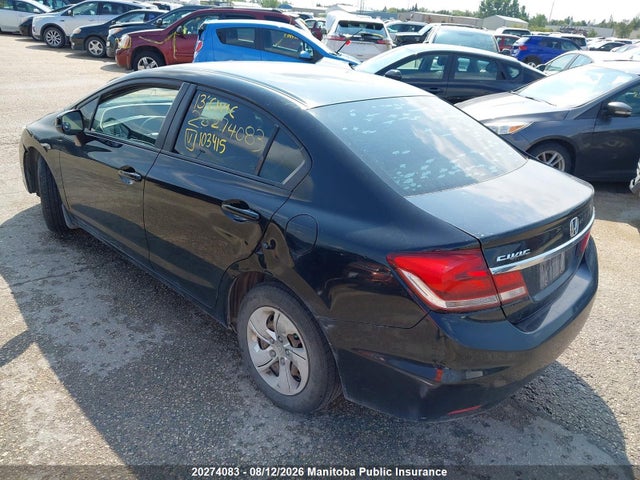 20274083 :رقم المزاد ، 2HGFB2F49DH103415 vin ، 2013 Honda Civic Lx مزاد بيع