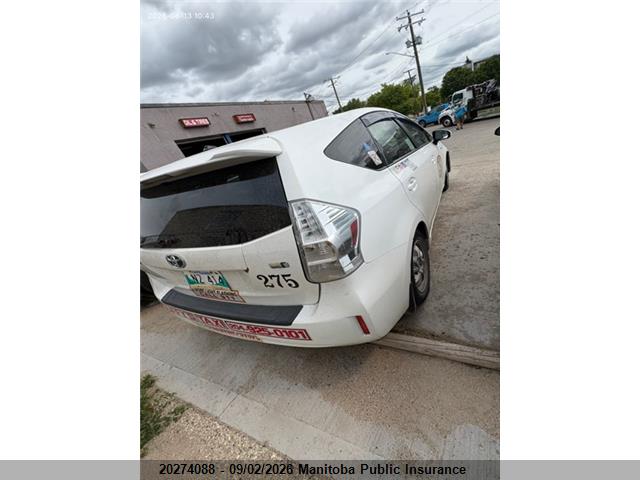 20274088 :رقم المزاد ، JTDZN3EU8C3037354 vin ، 2012 Toyota Prius V مزاد بيع