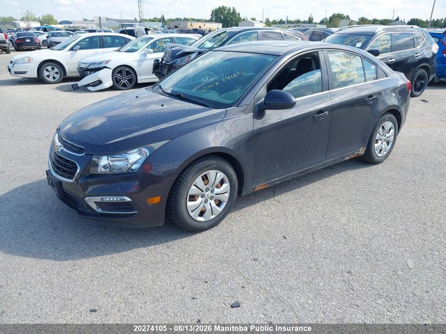 Продажа на аукционе авто 2015 Chevrolet Cruze Lt Turbo, vin: 1G1PC5SB0F7297412, номер лота: 20274105