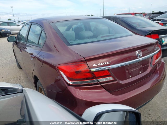 Honda Civic Lx 2014 2HGFB2F47EH032037 Image 3