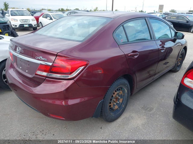 Honda Civic Lx 2014 2HGFB2F47EH032037 Image 4
