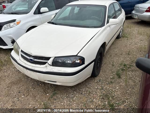 Продаж на аукціоні авто 2004 Chevrolet Impala, vin: 2G1WF52EX49207076, номер лоту: 20274118